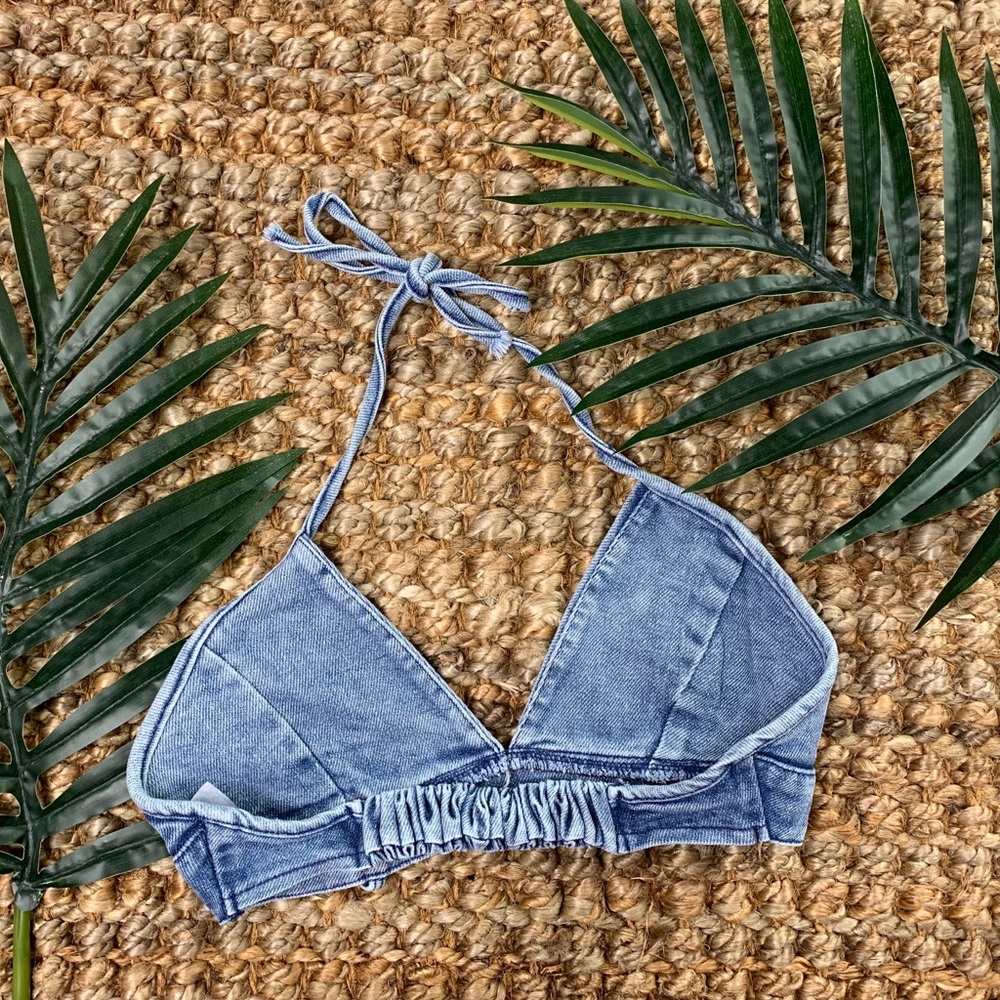 Trending Denim bikini top. - Picture 4 of 7